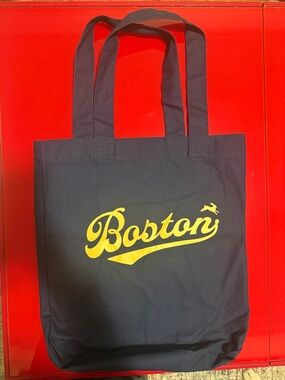 Tracksmith Boston Marathon 2026 Tote Bag Navy